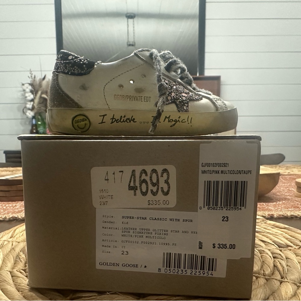 Authentic Golden Goose Toddler Shoe